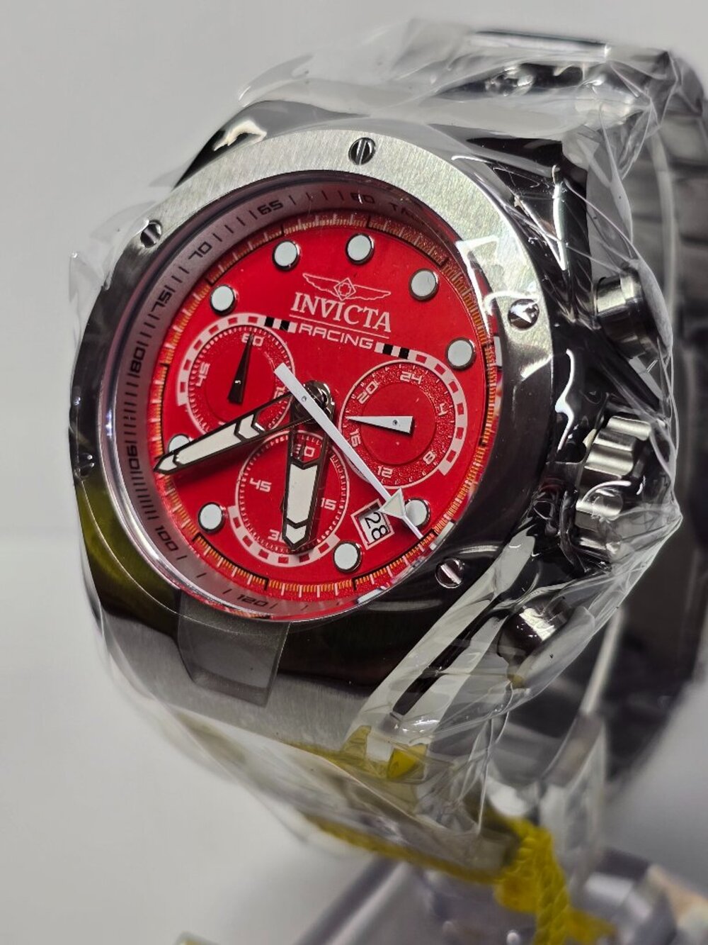 Invicta Racing RedLine Men's Watch - 48mm, Steel, Red, (47744)